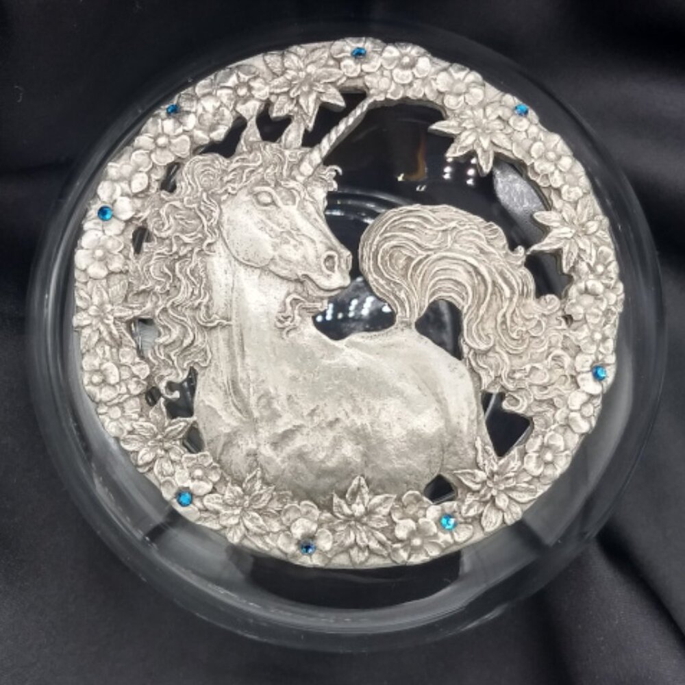 Pewter Unicorn Potpourri